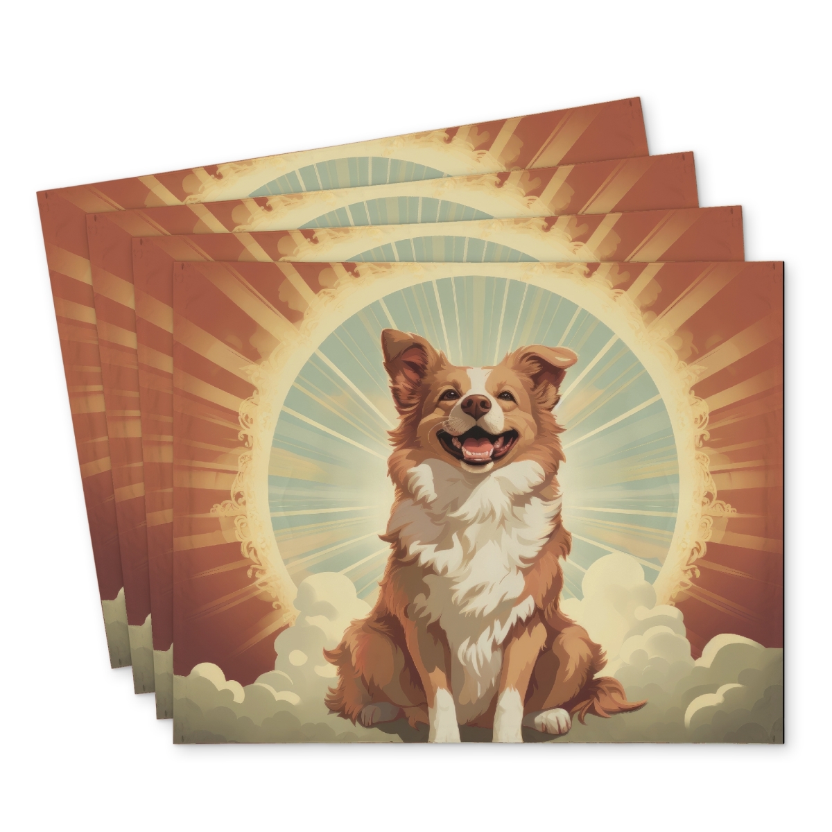 Picture of Conscious Sales C4PP1418G8APHF 14 x 18 in. Pats & Smiles Polyester Placemat - Stylish Home Decor