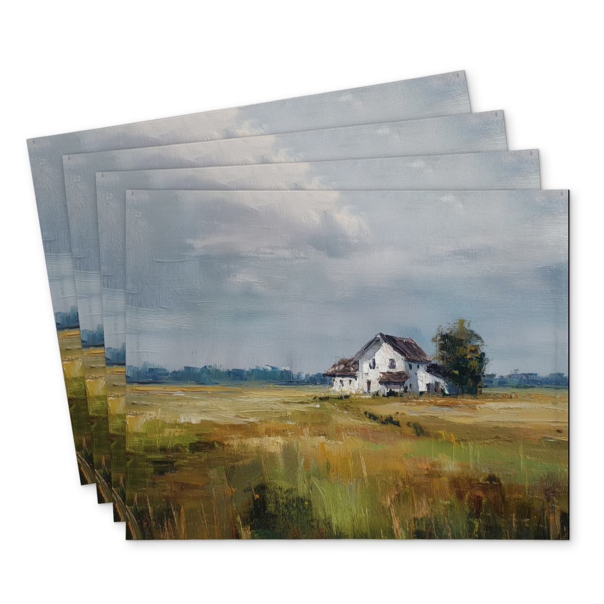 Picture of Conscious Sales C4PP1418HMYFTW Marsh Polyester Placemat - Stylish Home Decor Accessory - 14 x 18 in.