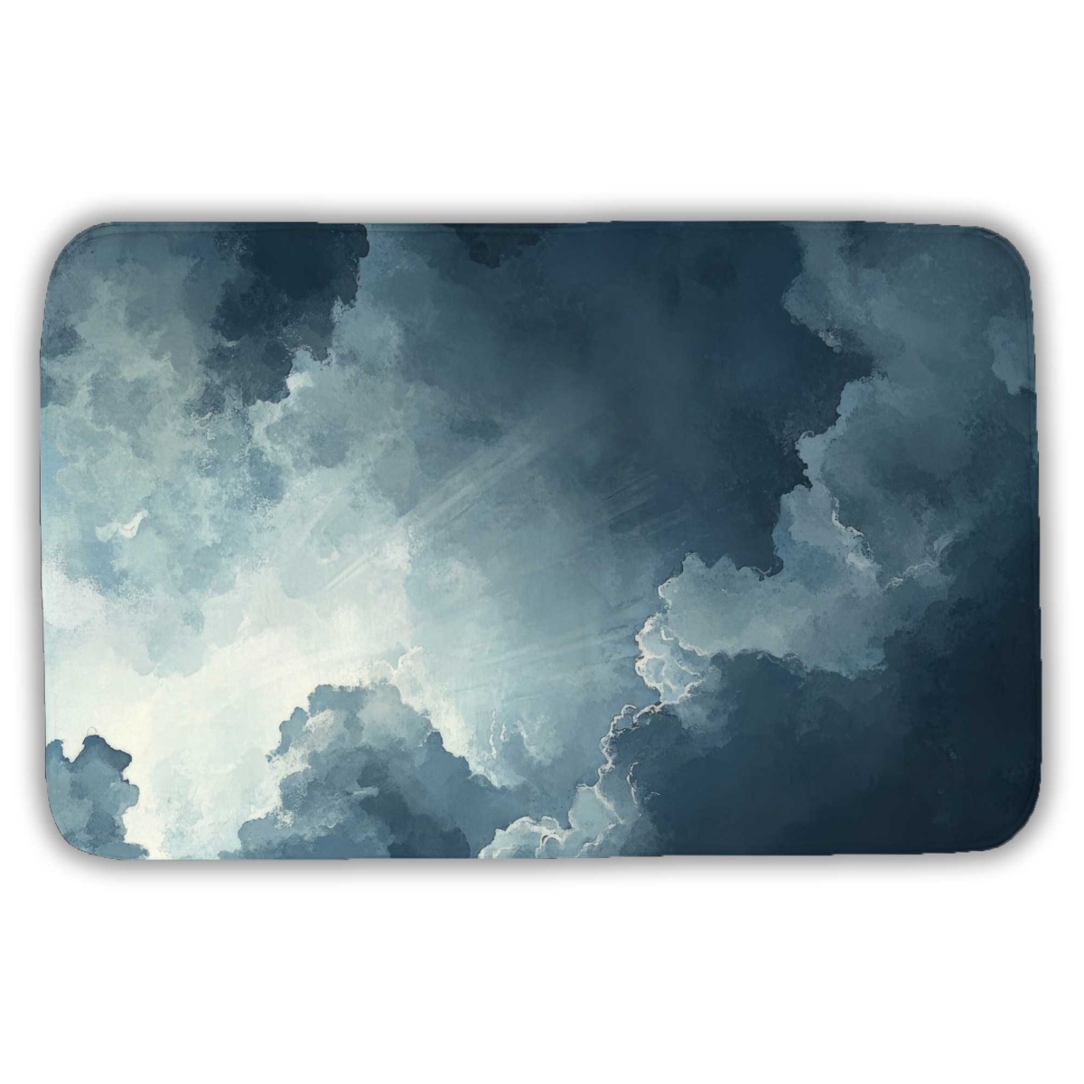 C1BM21341ETWV6 21 x 34 in. Afterglow White Bath Mat - Stylish Home Decor Essential