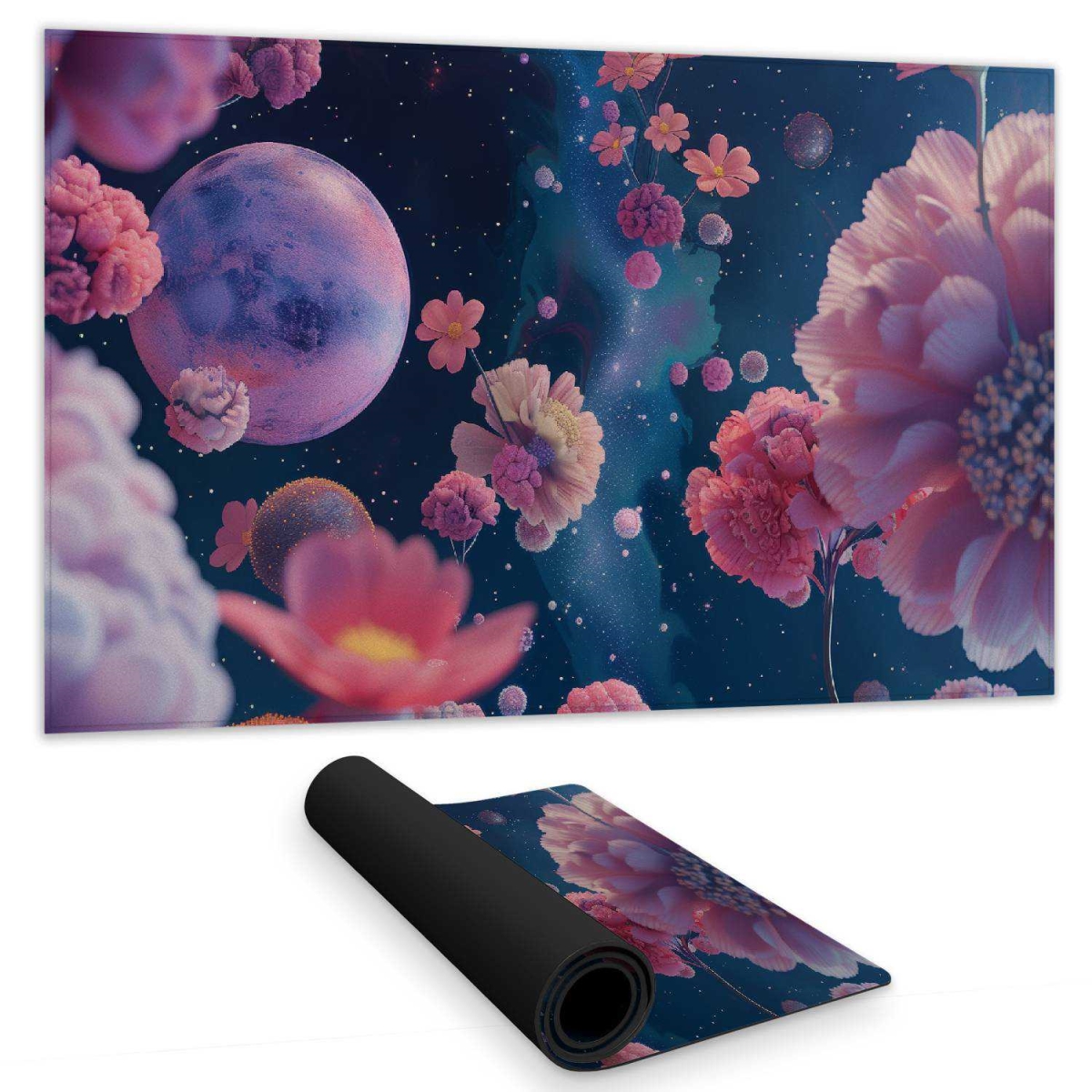 Concius Sales C1DM1424X9UMYG 14 x 24 in. Pink Void Gaming Mat - Stylish Home Decor for Gamers