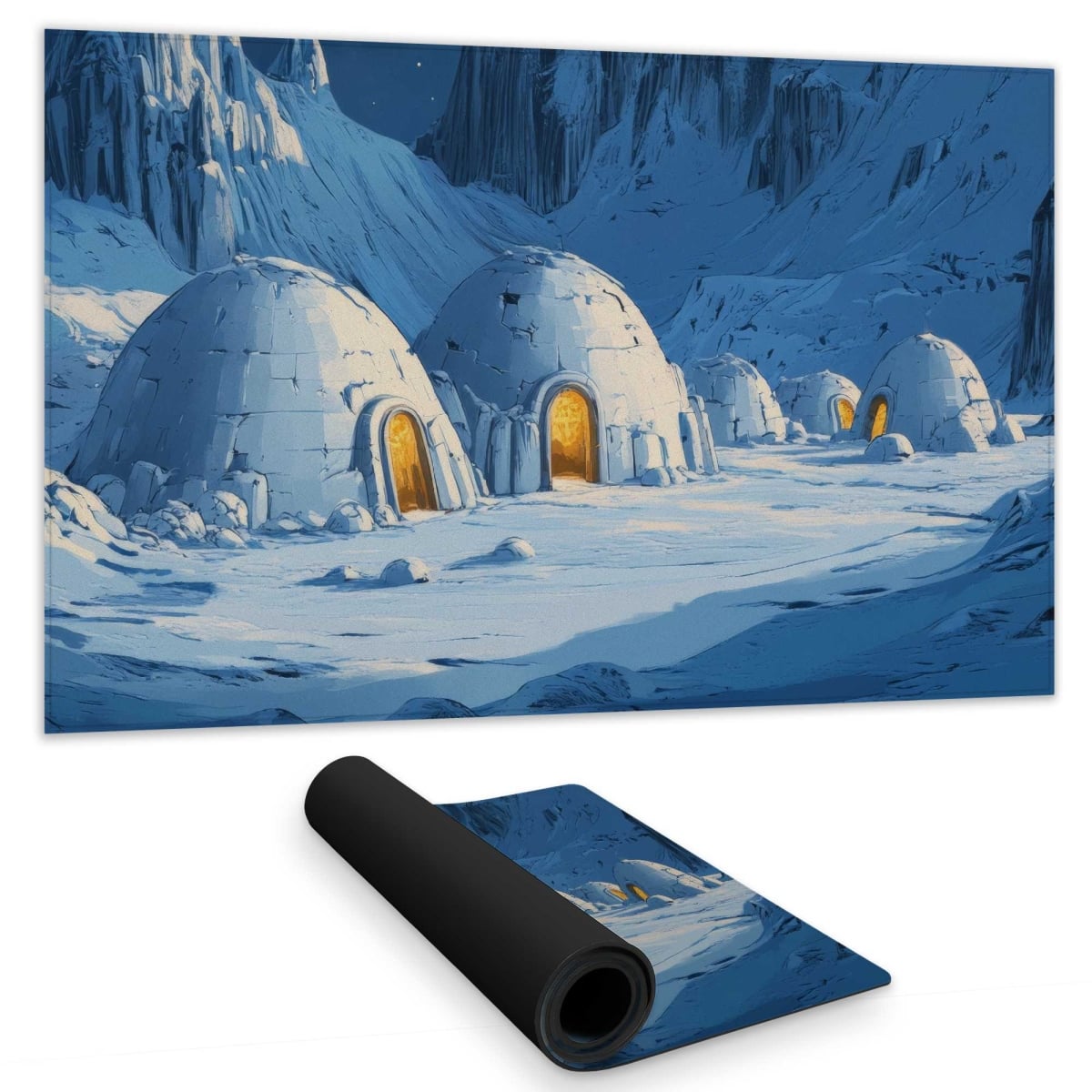 C1DM1424Y6TUK8 14 x 24 in. Ice Cold White Gaming Mat for Stylish Home Decor - Buy Now