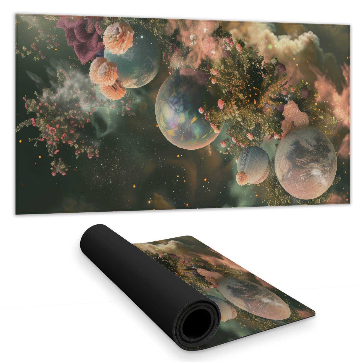 C1DM15312EV7XK 16 x 32 in. Bloom Space Green Desk Mat for Stylish Decor - Eco-Friendly
