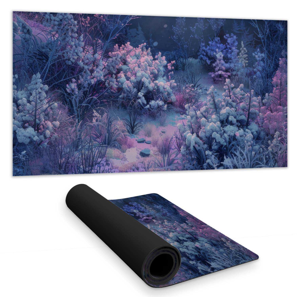 Concius Sales C1DM15315HQU8F 16 x 32 in. Cold Night Desk Mat - Stylish Home Decor, Durable Surface
