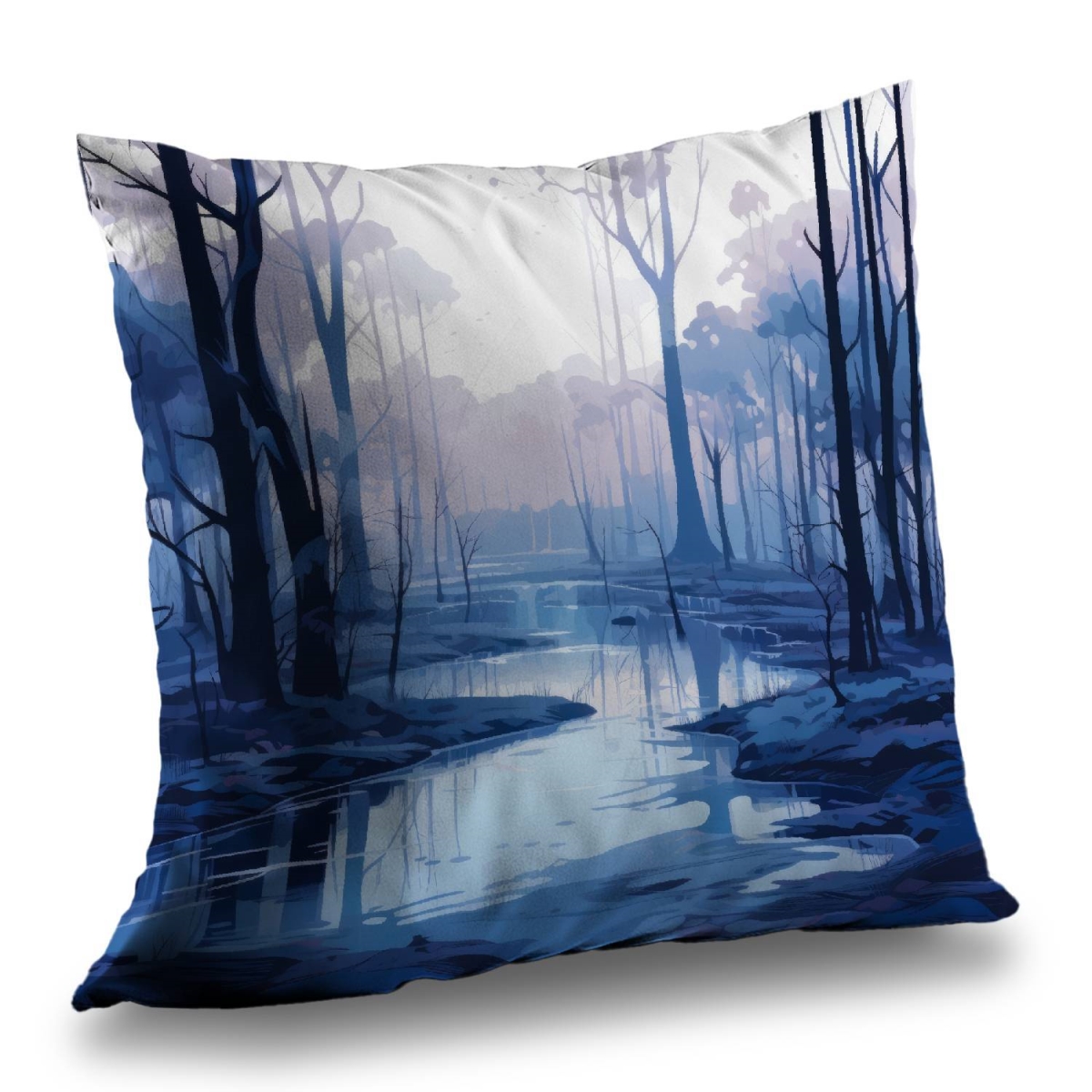 Concius Sales C1PT1818GFP3PM 18 x 18 in. Cold and Muddy Gray Poly Twill Throw Pillow Insert - Decor - Insert Included
