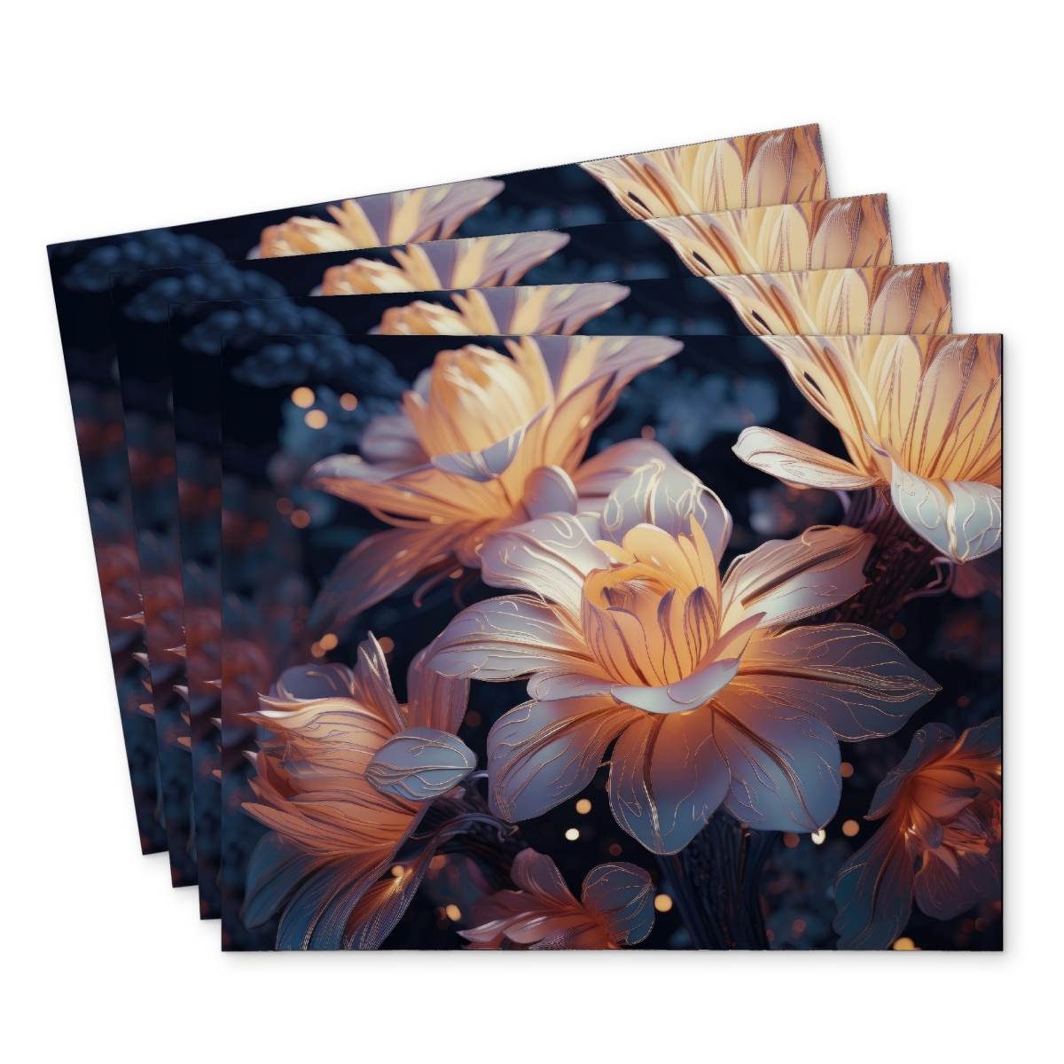 Picture of Conscious Sales C4PP1418XIP6SD 14 x 18 in. Pixie Flowers Polyester Placemat - Home Decor Essentials