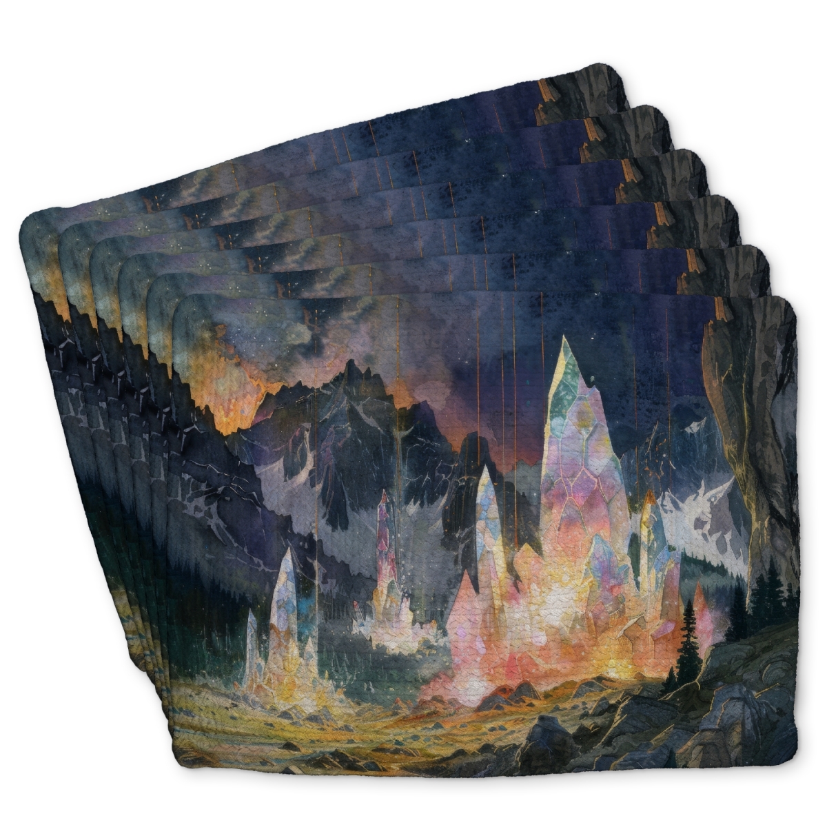Picture of Conscious Sales C6BP1418NVZBAP 14 x 18 in. Growing Strong Braided Polyester Placemat for Home Decor