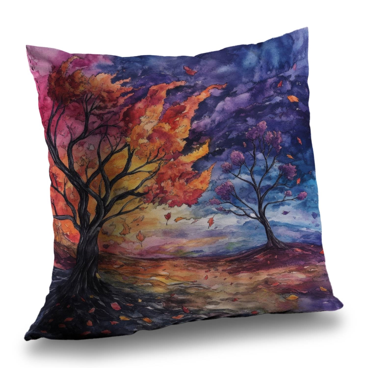 Concius Sales C1PT1414TI0B8G 14 x 14 in. Before the storm Poly Twill Throw Pillow - Home Decor Accent - Insert Included