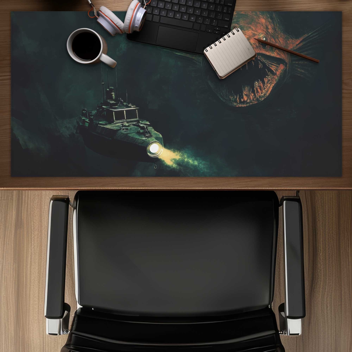Concius Sales C1DM1531L5ISTJ 16 x 32 in. Depths Desk Mat - Stylish Home Decor for Your Workspace