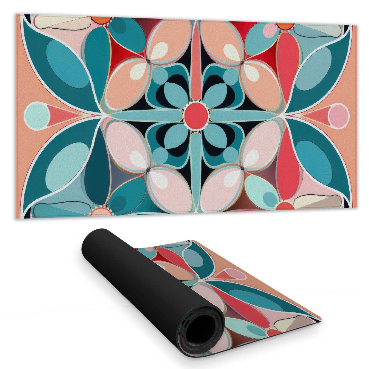 Concius Sales C1DM1531P4LZC5 16 x 32 in. Sweet Curves Desk Mat - Stylish Home Decor Desk Accessory