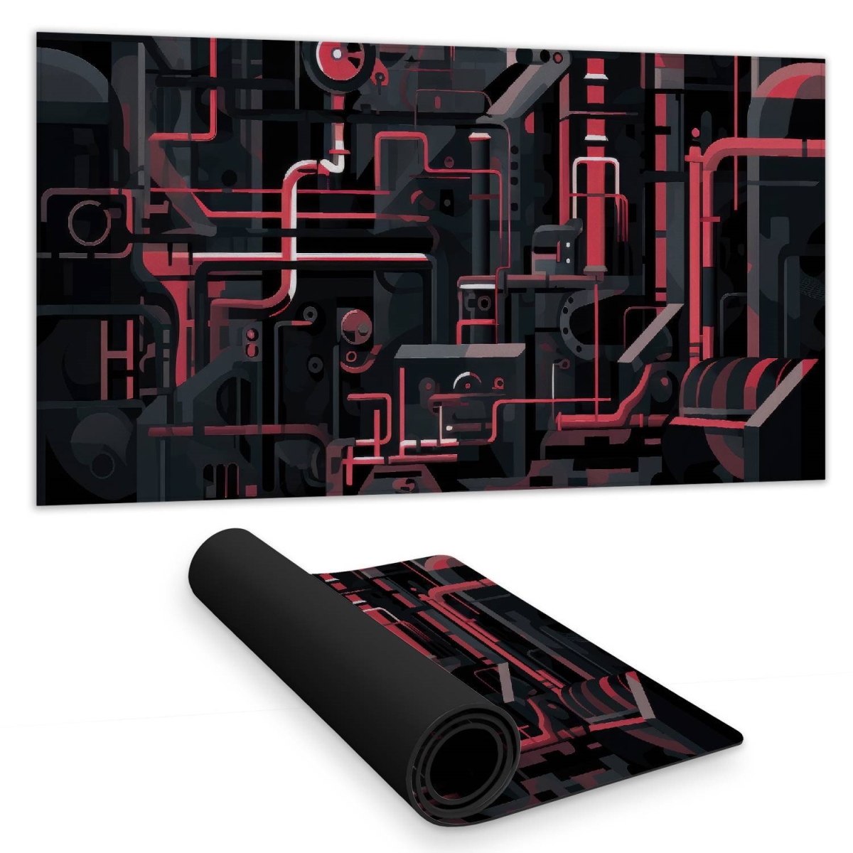 Concius Sales C1DM1531T53KAK 16 x 32 in. Industrial Empire Desk Mat - Stylish Home Decor Essential