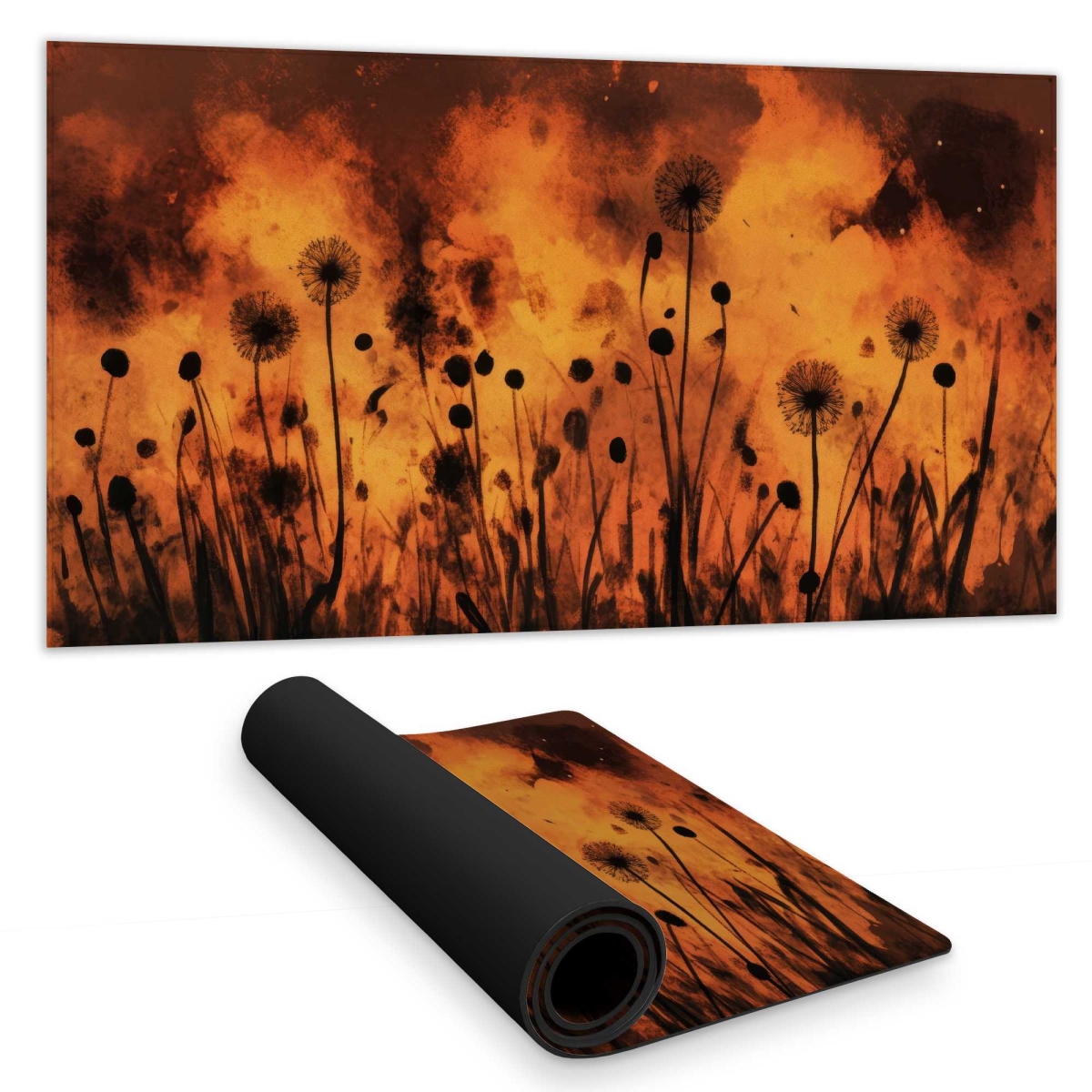 Concius Sales C1DM1531ZJ65RN 16 x 32 in. Ablaze Desk Mat - Stylish Home Decor for Your Workspace