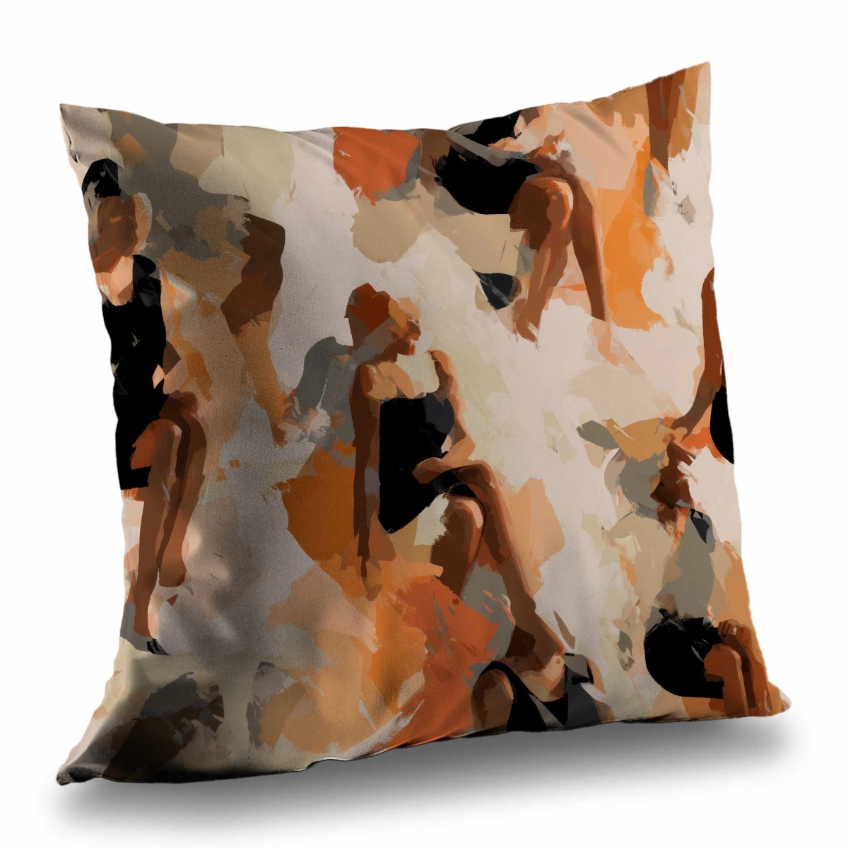 C1PO1818E52WDN 18 x 18 in. Sitting Still Outdoor Throw Pillow - Cozy Home Decor Accent - Insert Included