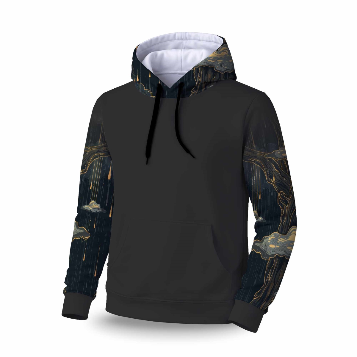 C1SPHXLGAY8E4T Goopy Sleeve Pullover Hoodie - Stylish Comfortable Apparel - Extra Large