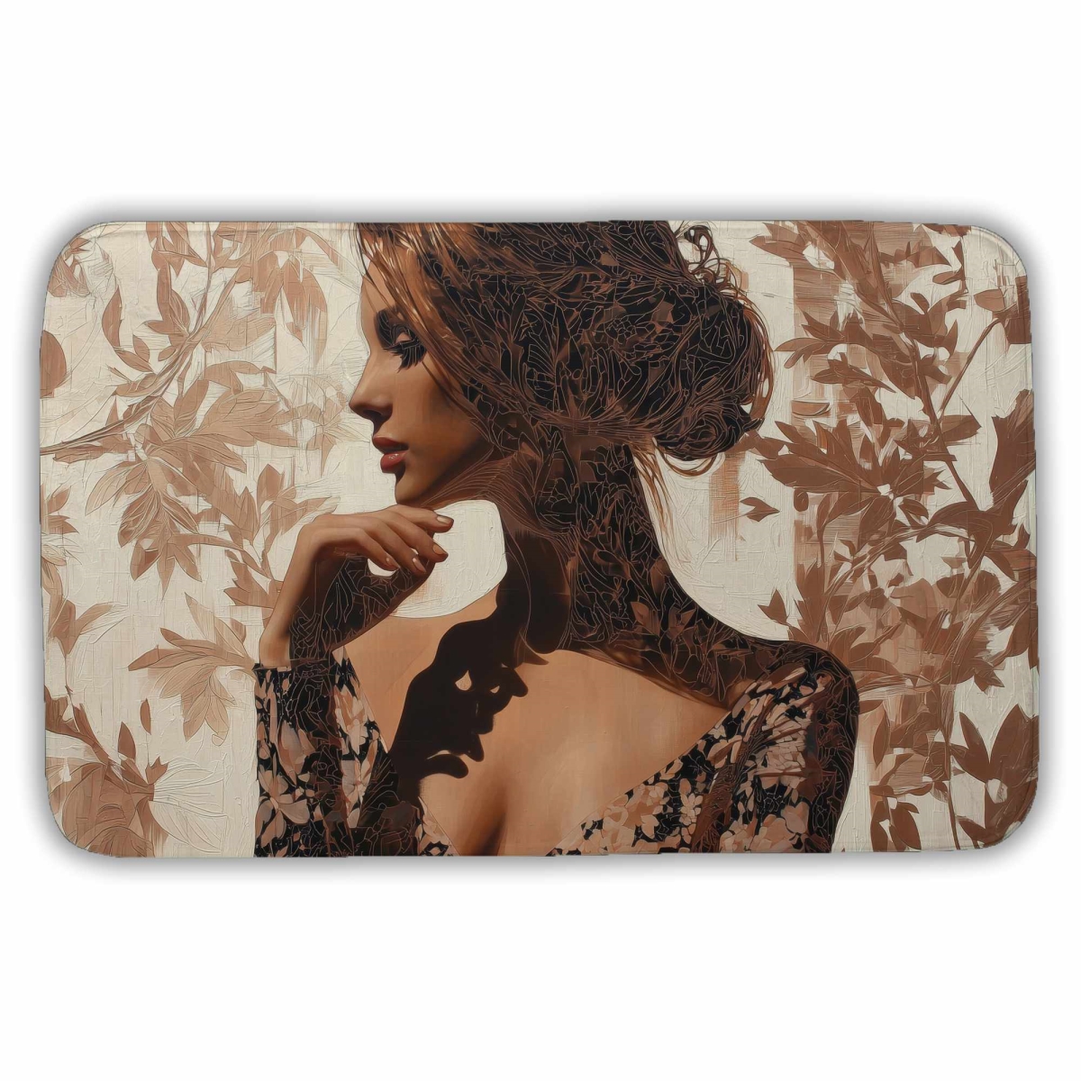 C1BM2134EDYPCA 21 x 34 in. Contemplation Bath Mat - Stylish Home Decor Accent
