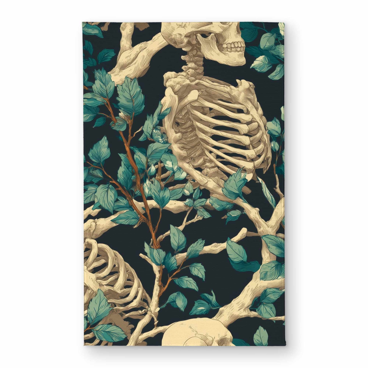 CODM2134C4EHRR 21 x 34 in. Sticks & Skulls Door Mat - Indoor Outdoor Home Decor