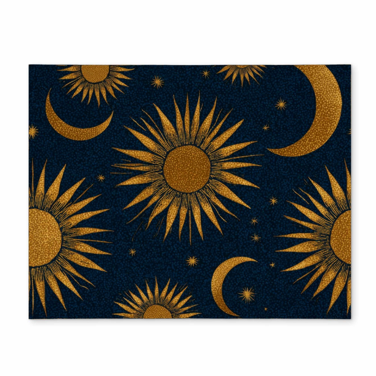 CPPM14186R2JEF 14 x 18 in. Golden Celestial Glow Placemat - Elegant Home Decor Accent