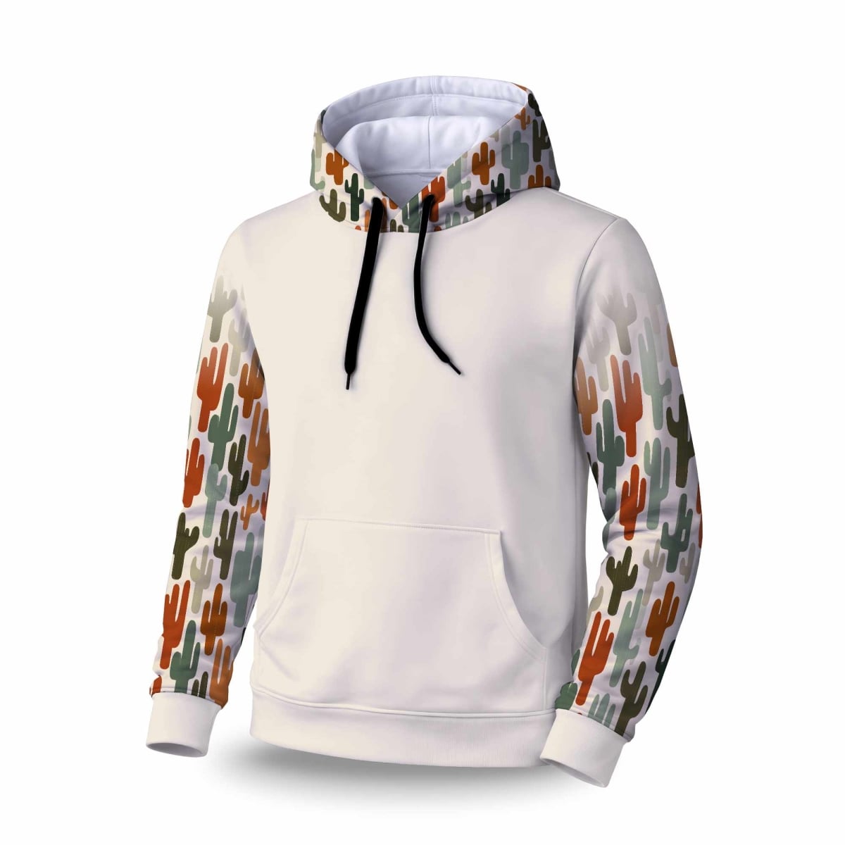 C1SPHLRGD8HGYX Desert Echoes Sleeve Pullover Hoodie - Stylish Apparel - Large