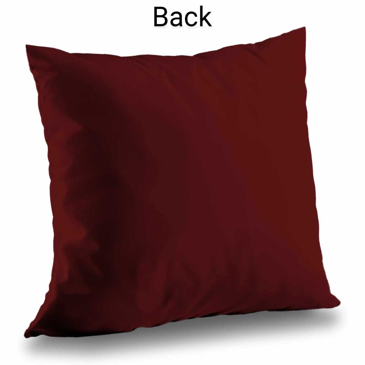 C1PC1616FCUKPP 16 x 16 in. Red Flow Poly Twill Throw - Cozy Home Decor Blanket - Insert NOT included