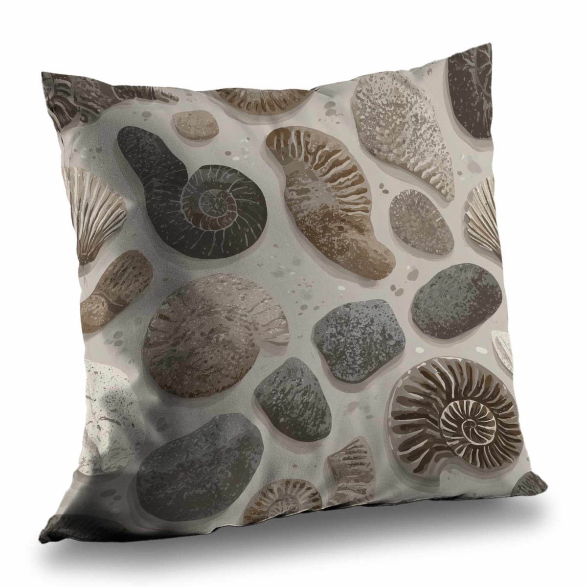 C1PC1616NBB5VD 16 x 16 in. Timeless Fossil Flow Poly Twill Throw - Cozy Home Decor - Insert NOT included