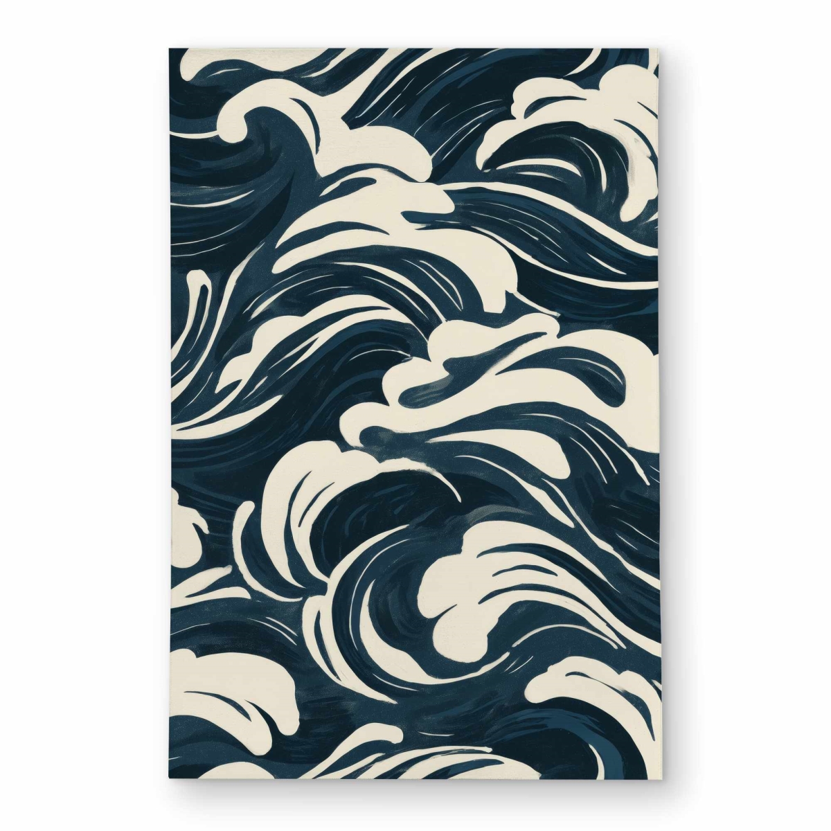 C1ROAR230JPMS0 2 x 3 ft. Midnight Ocean Flow Outdoor Rectangle Area Rug - Stylish Home Decor