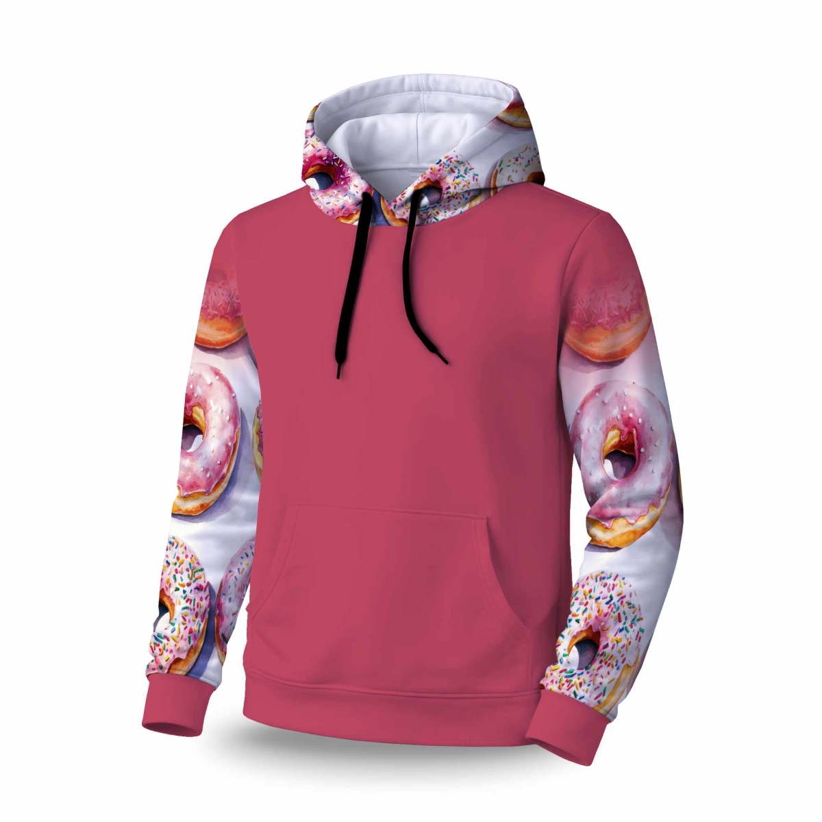 C1SPHLRGT8DMCJ Yummy Sleeve Pullover Hoodie - Stylish Apparel for All - Large