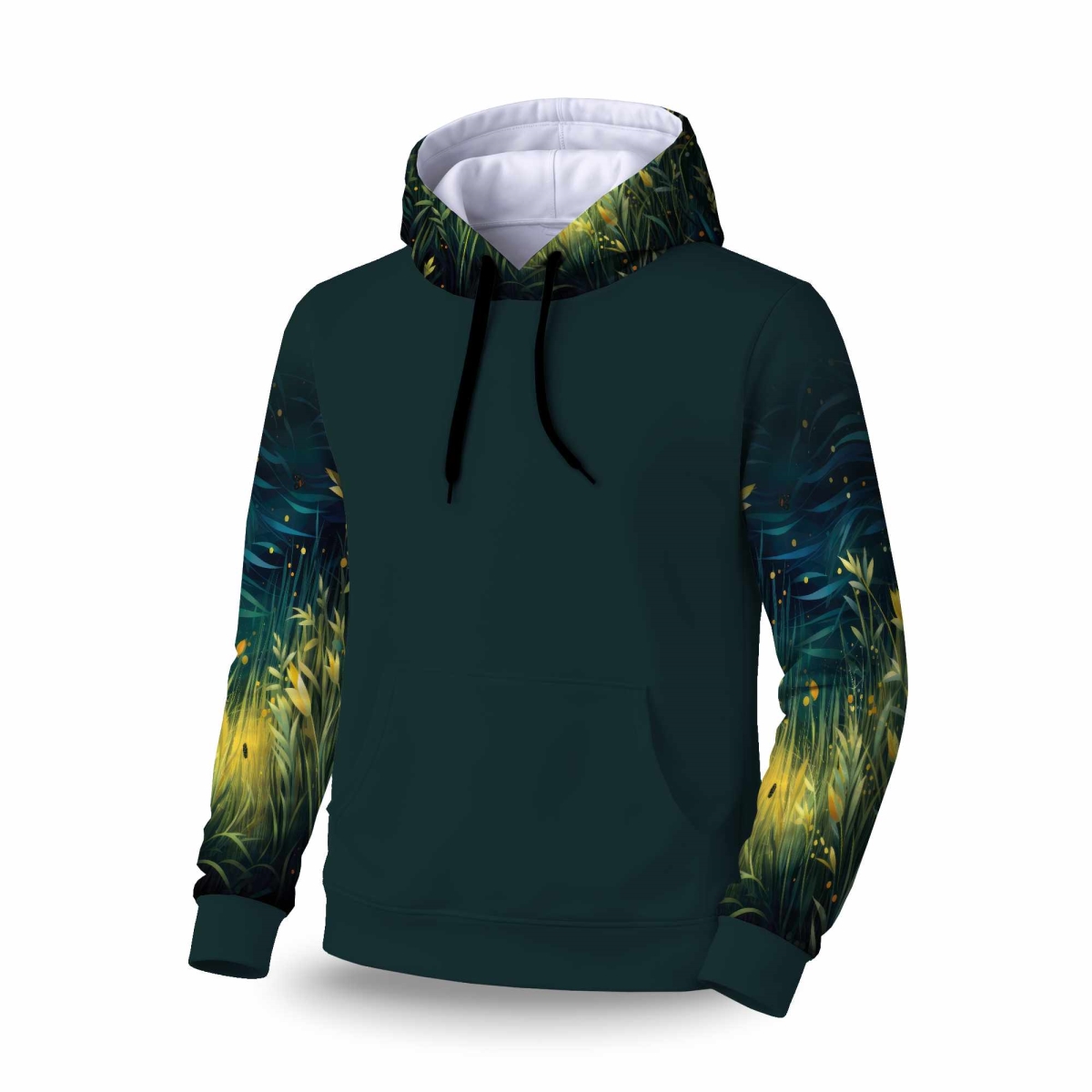 C1SPHMDMB06FNK Lit Plains Sleeve Pullover Hoodie - Stylish Apparel - Medium