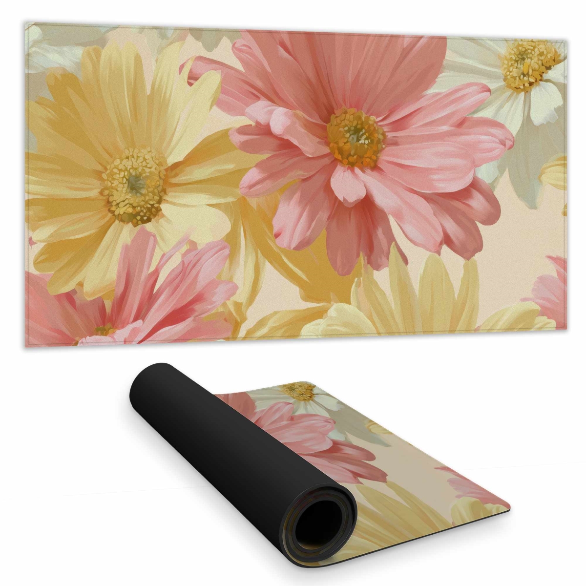 C1DM1531CML9SS 16 x 32 in. Sunlit Daisy Dream Desk Mat - Stylish Home Decor Accessory