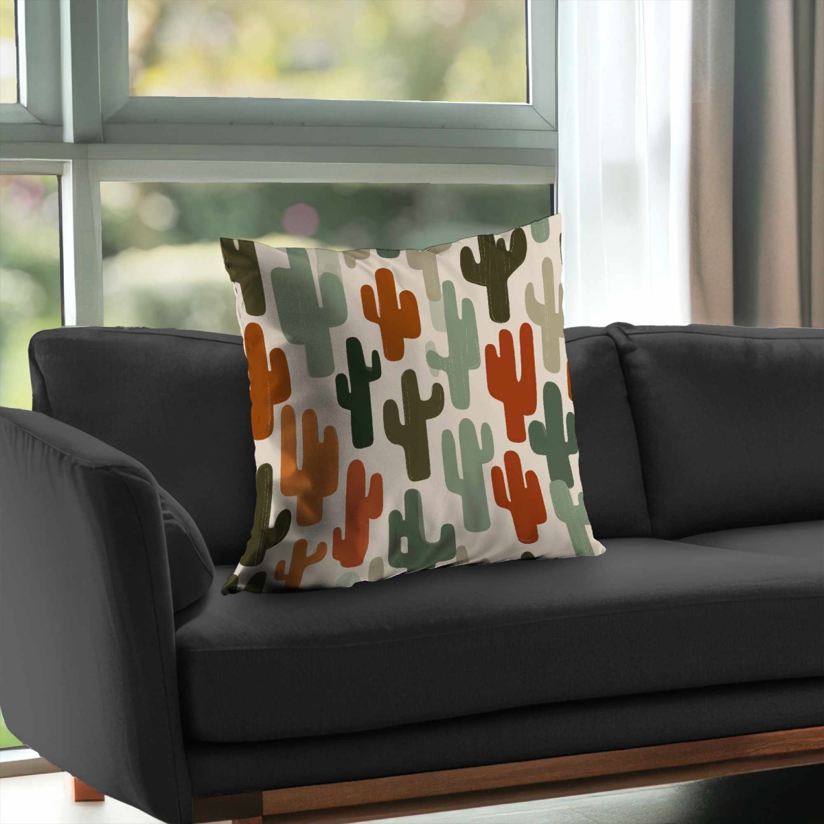C1PC2626CP0MSM 26 x 26 in. Desert Echoes Poly Twill Throw - Cozy Home Decor Accent - Insert NOT included