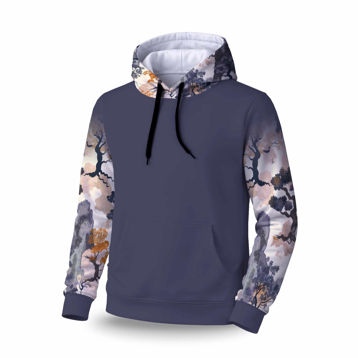 C1SPHSMLOTE8YX Voidless Sleeve Pullover Hoodie - Stylish Apparel Hoodie - Small