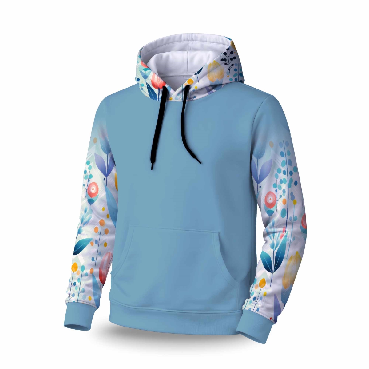 C1SPHSMLTP4GBA Calming Scents Sleeve Pullover Hoodie - Cozy Apparel - Small