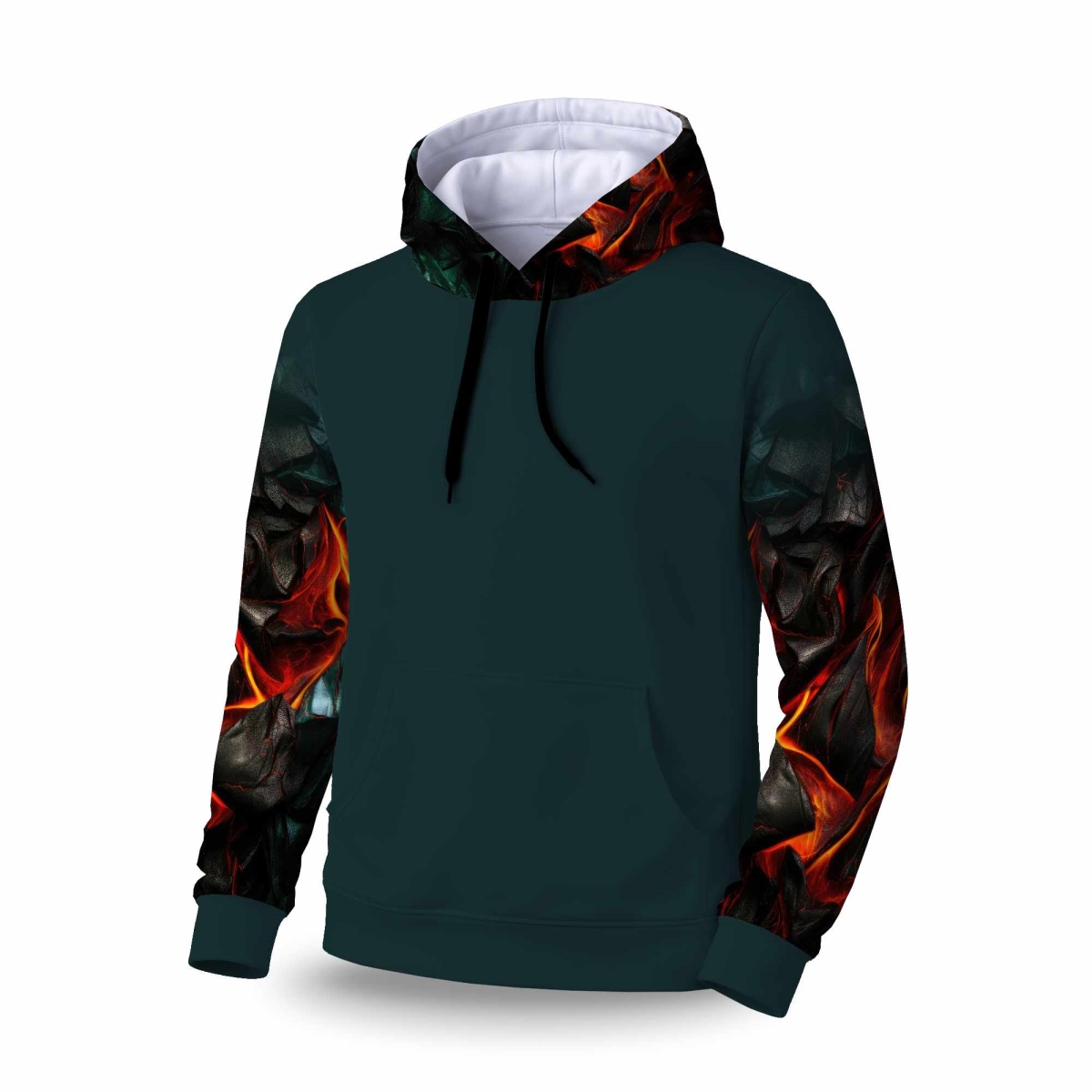 C1SPHMDM1E5VKF Imminent Rupture Sleeve Pullover Hoodie - Stylish Apparel - Medium