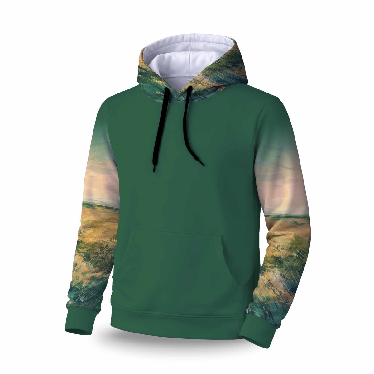 C1SPHMDMMUS6U0 Evening in the Field Sleeve Pullover Hoodie - Apparel - Medium