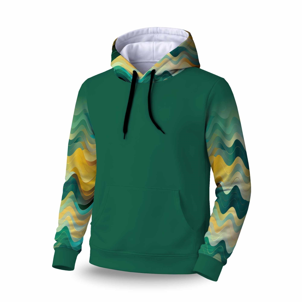 C1SPHMDMXJ1I33 Rich by Design Sleeve Pullover Hoodie - Stylish Apparel - Medium
