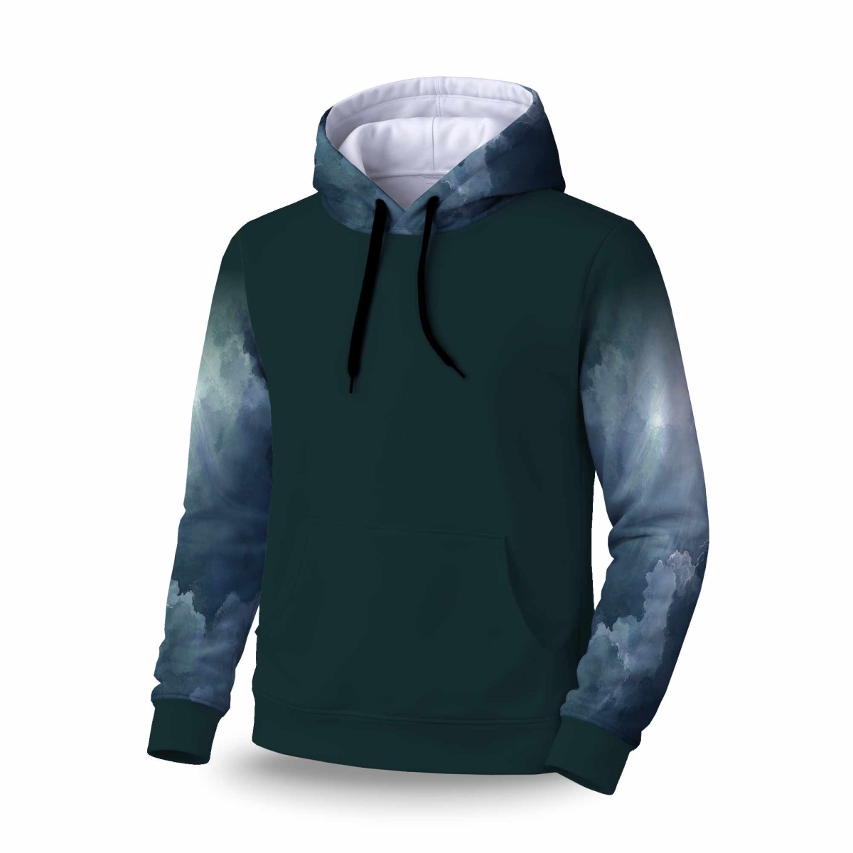 C1SPHLRGRSL7AK Afterglow Sleeve Pullover Hoodie - Stylish Comfort Apparel - Large