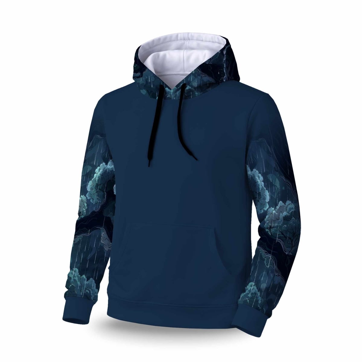 C1SPHSMLD6ZP4G Canopy Sleeve Pullover Hoodie - Stylish Apparel Essentials - Small