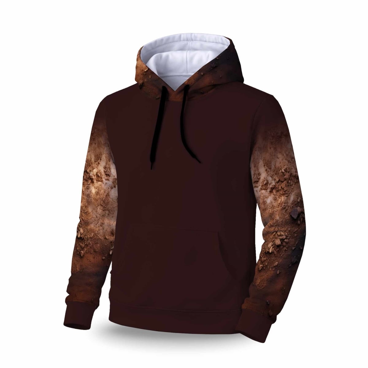 C1SPHSMLFLDB1N The Dark Patch Sleeve Pullover Hoodie - Stylish Apparel - Small
