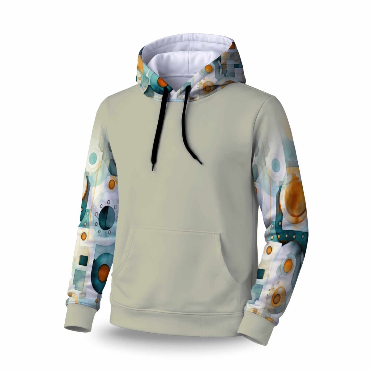 C1SPHSMLLFN032 Decomposed Porthole Sleeve Pullover Hoodie - Apparel - Small