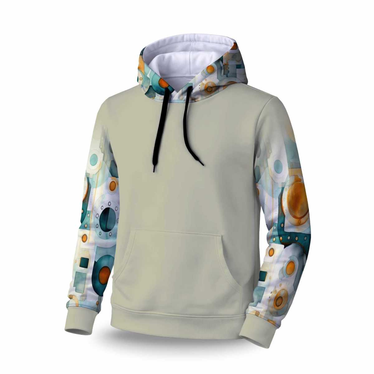 C1SPHXLGI2K5ZW Decomposed Porthole Sleeve Pullover Hoodie - Apparel - Extra Large