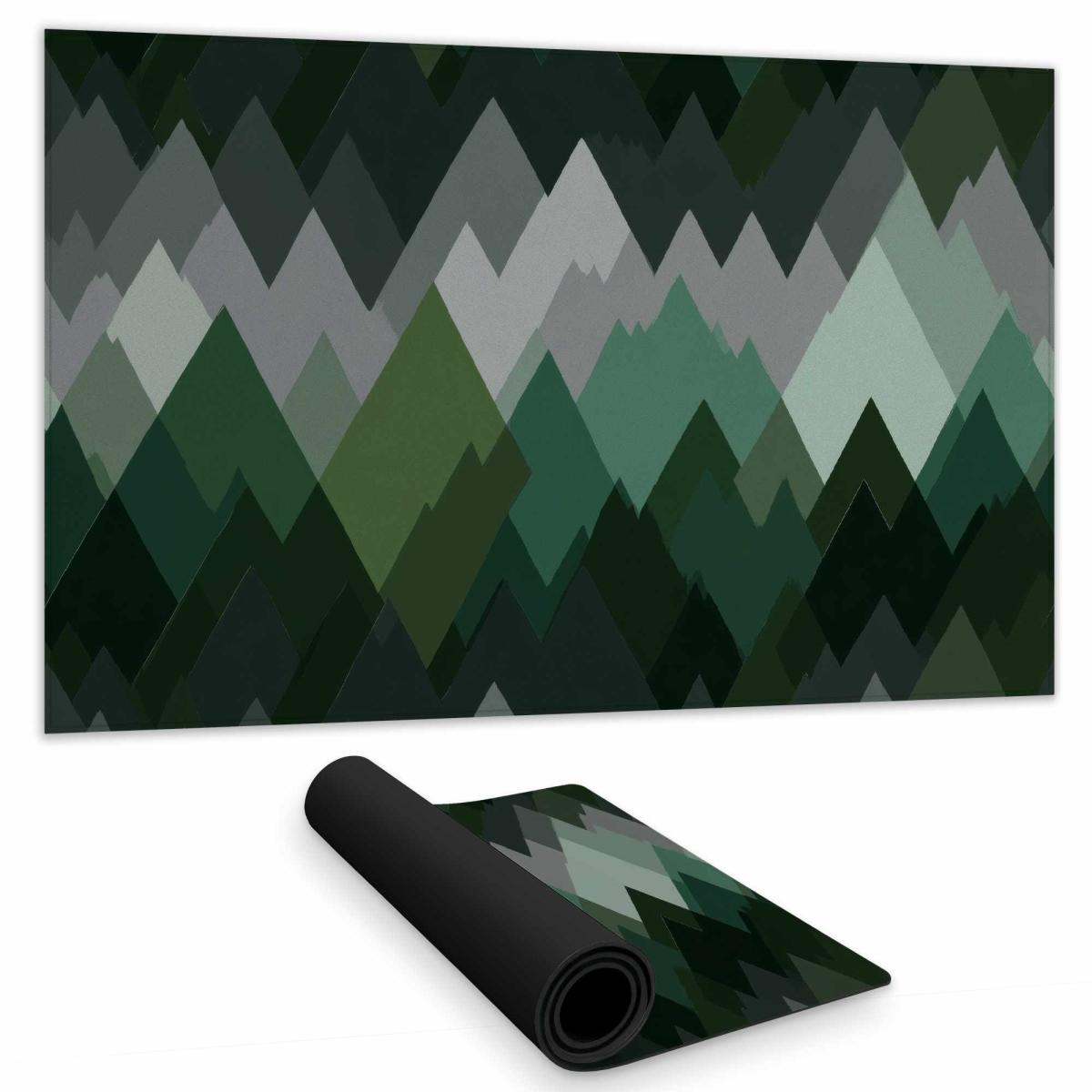 C1DM1424347EI0 14 x 24 in. Evergreen Peaks Gaming Mat - Stylish Home Decor Accent