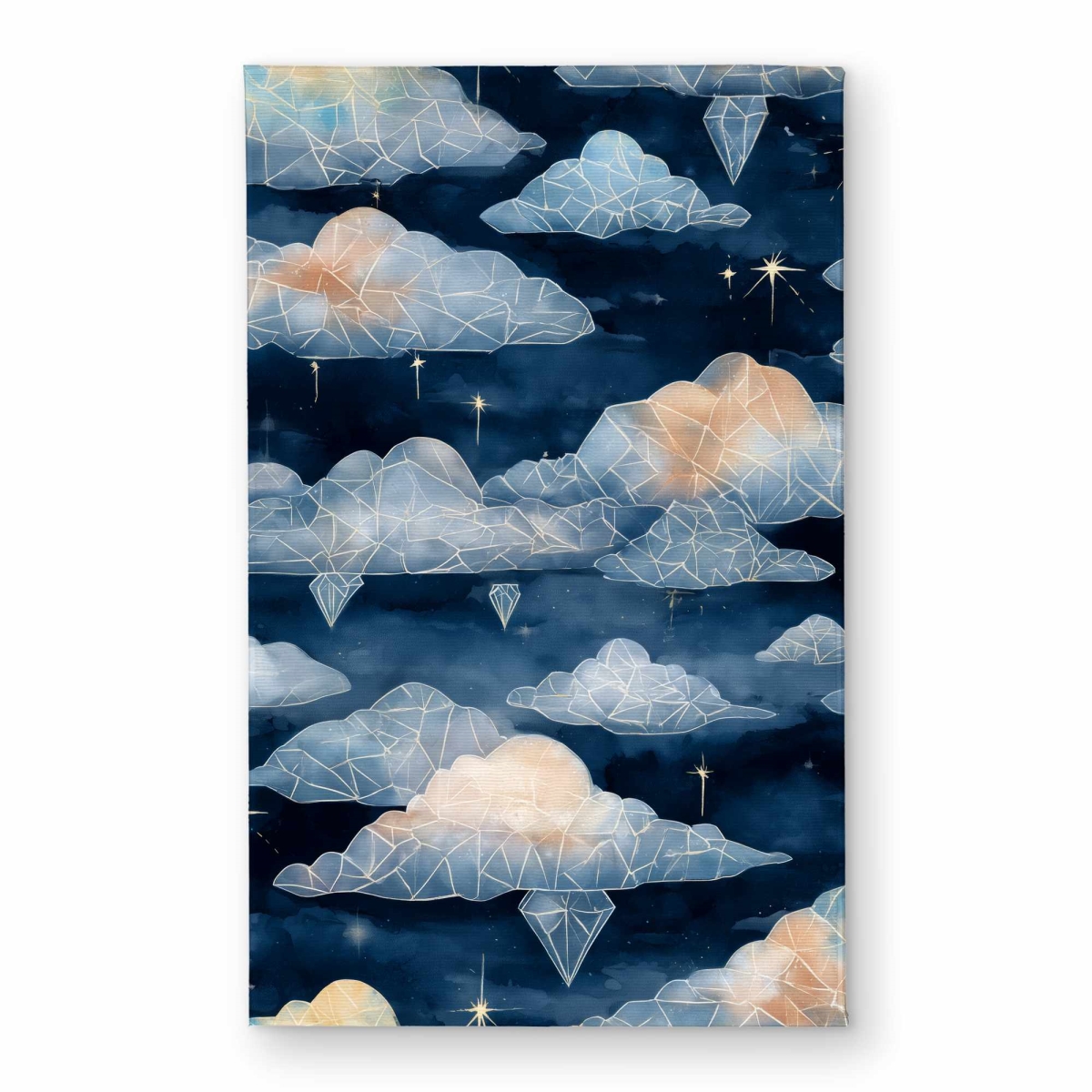 CODM2134QXPTRY 21 x 34 in. Celestial Crystal Clouds Door Mat - Indoor & Outdoor Decor