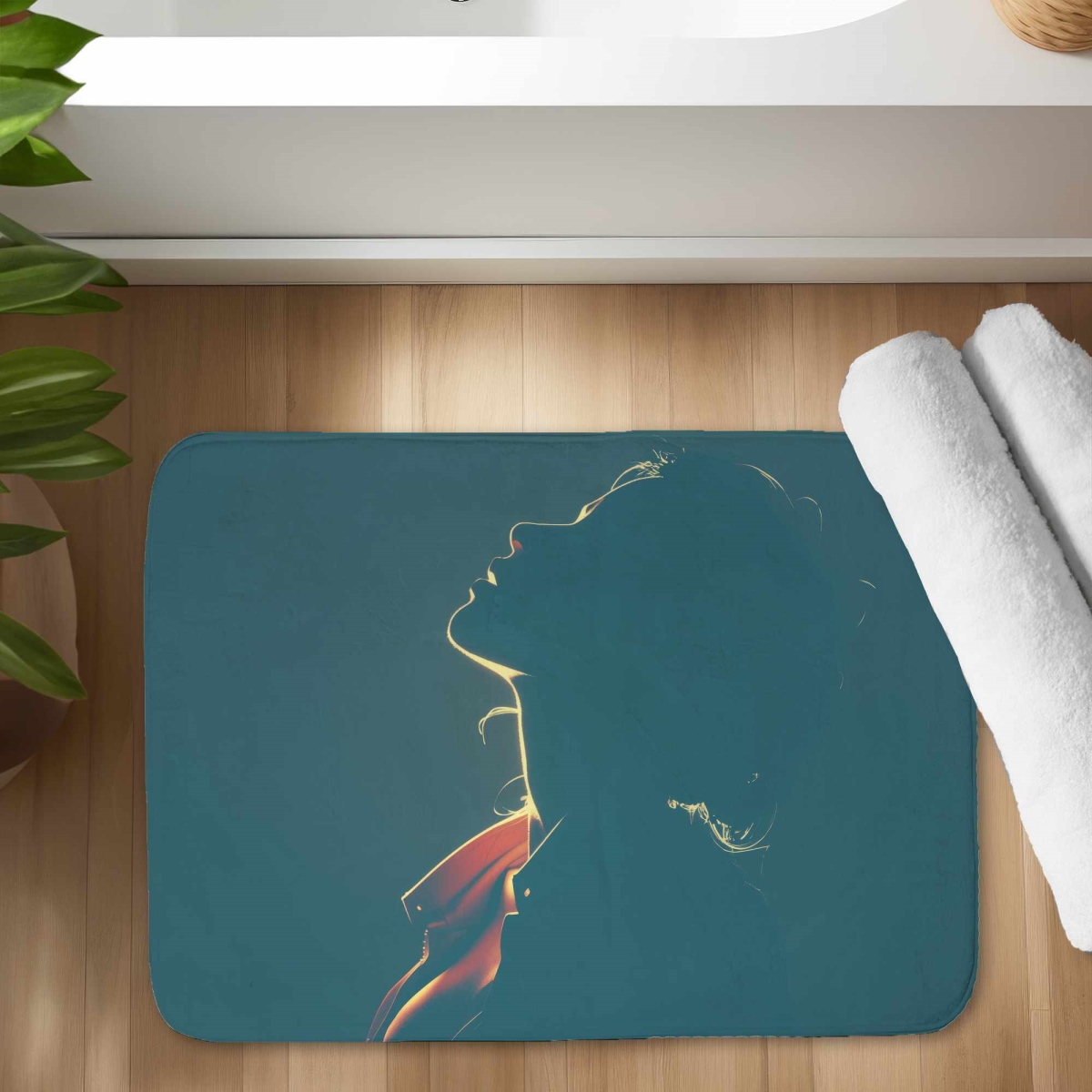 C1BM1724G671UM 17 x 24 in. Silent Light Whisper Bath Mat - Cozy Home Decor Accent