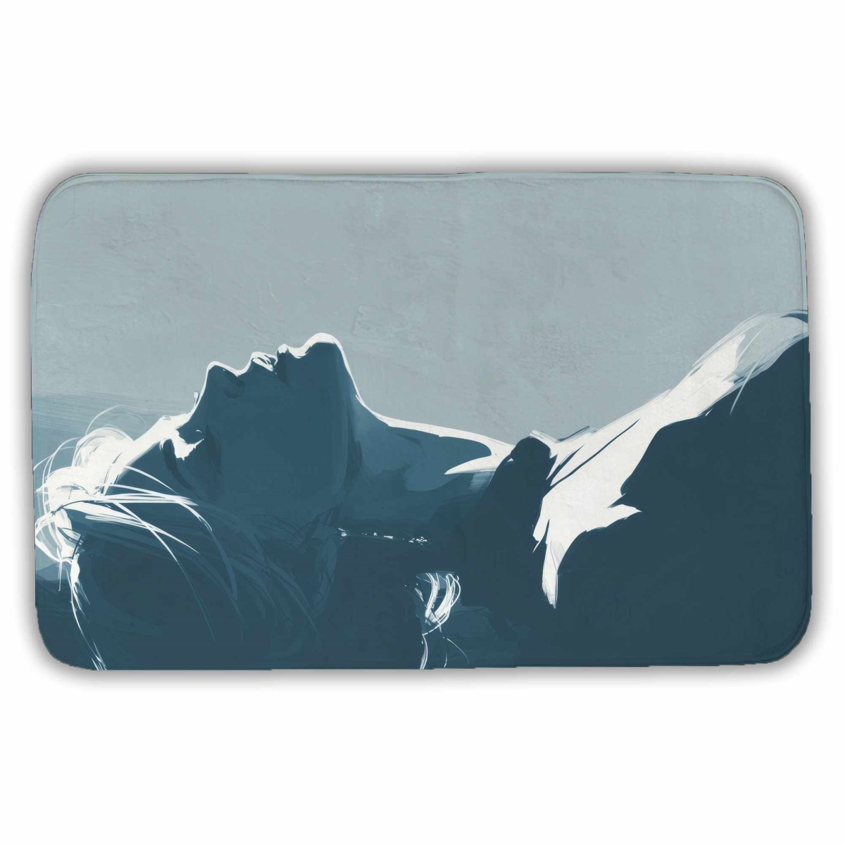 C1BM21347S29F0 21 x 34 in. Silent Light Glow Bath Mat - Soft Home Decor Rug