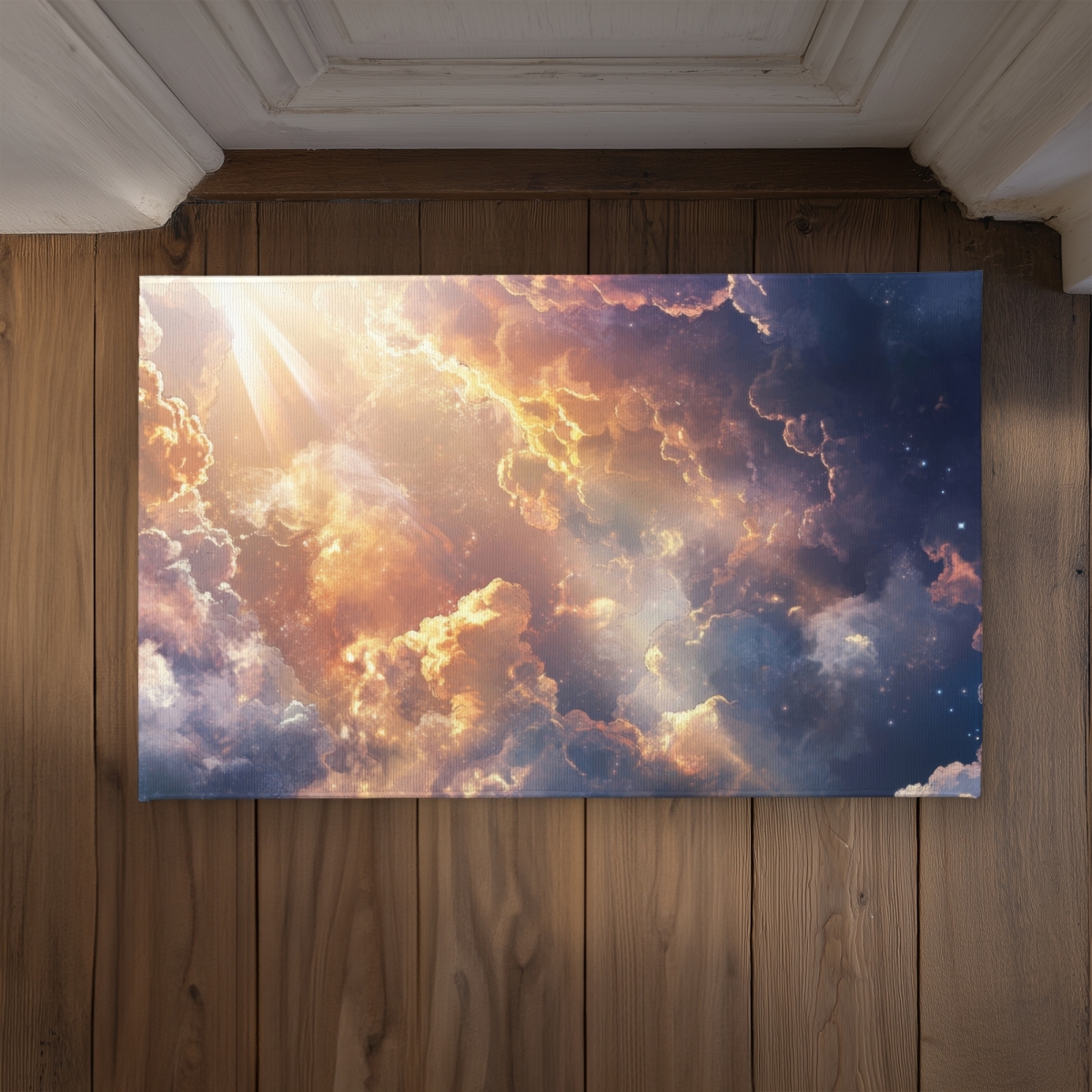 CODM2134V2BPBT 21 x 34 in. Piercing Light White Indoor & Outdoor Door Mat - Home Decor