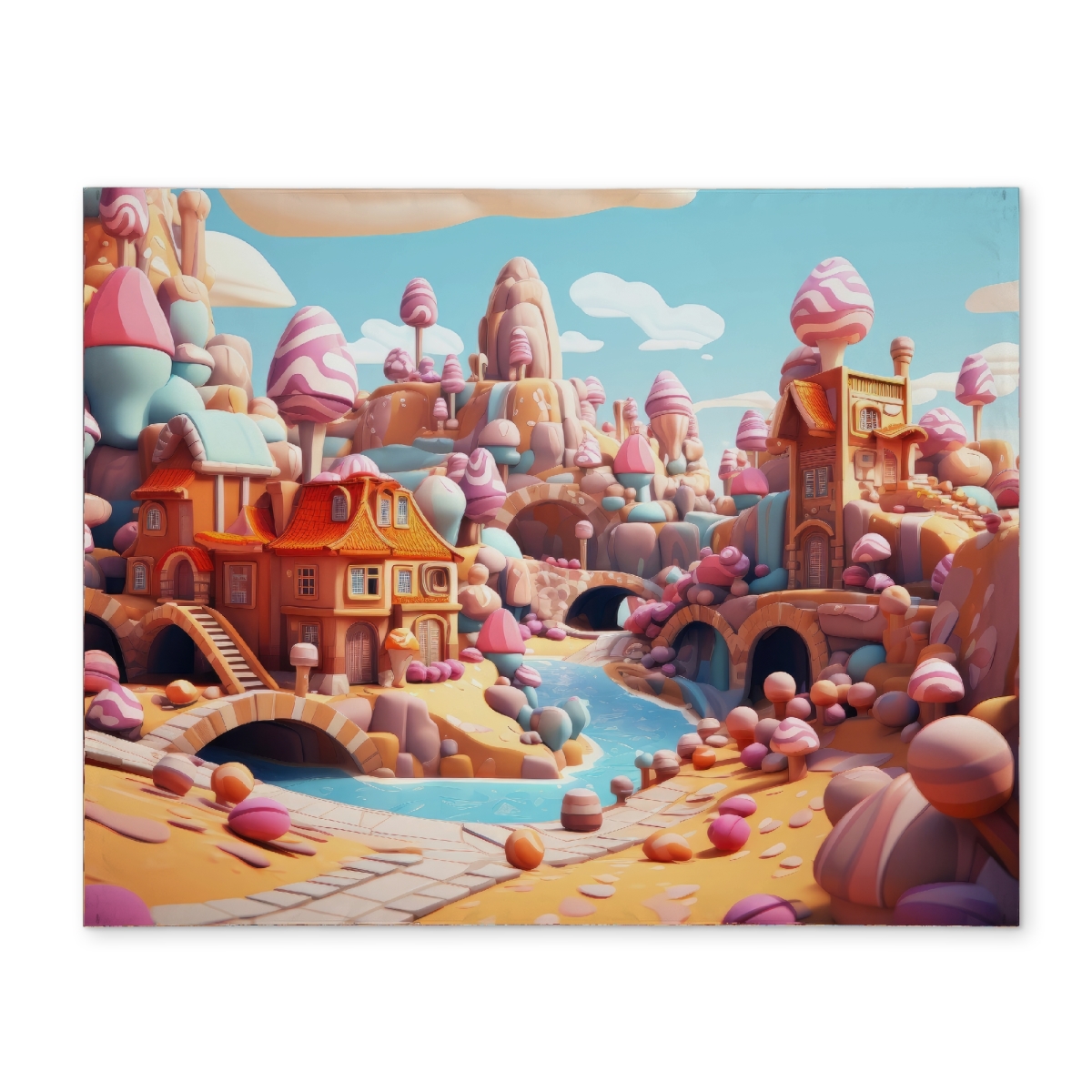 Picture of MWW CPPM14189LARMN 14 x 18 in. Sweet Kingdom Pink Polyester Placemat for Home Decor - Stylish
