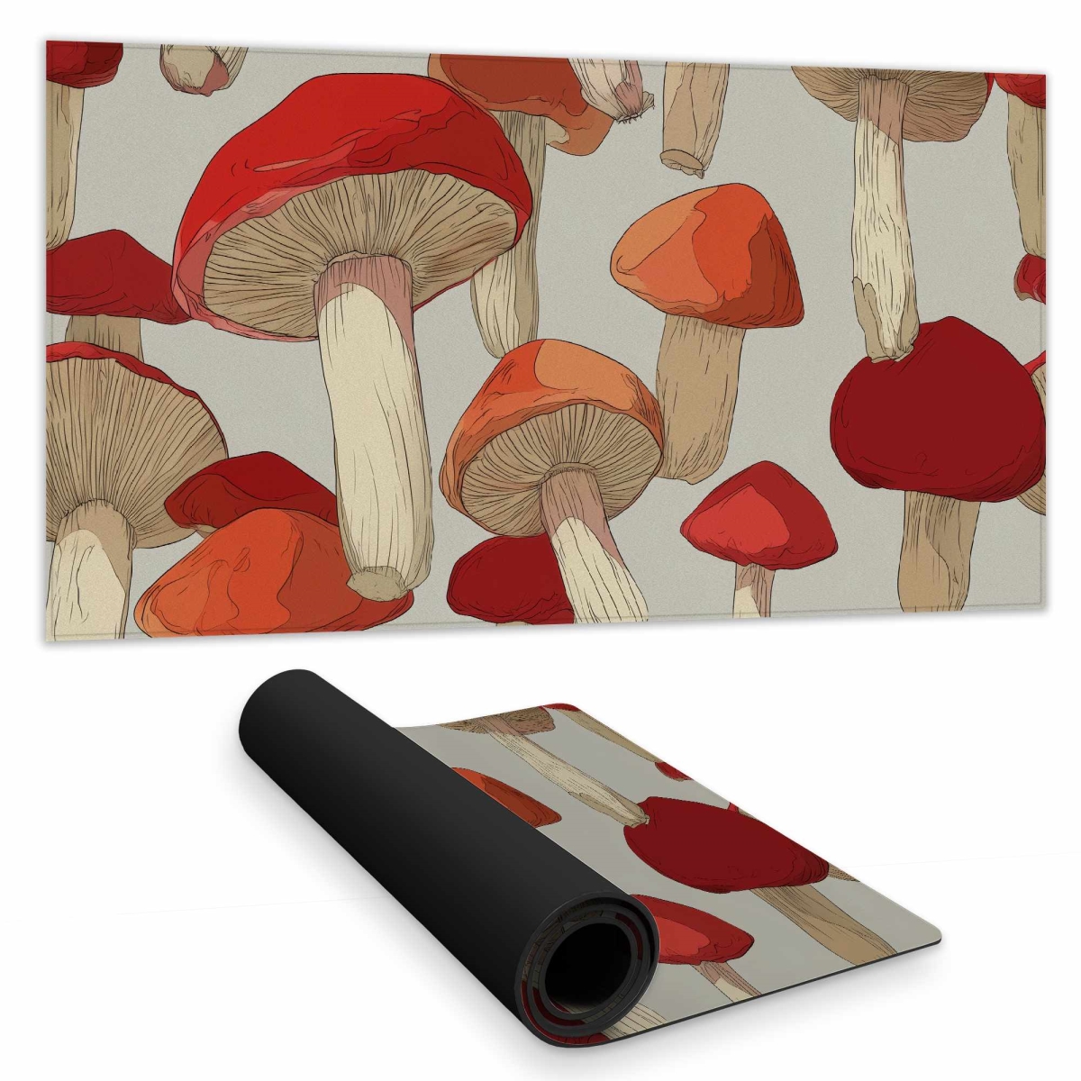 C1DM1531BROZGO 16 x 32 in. Crimson Cap Dance Desk Mat - Stylish Home Decor Pad