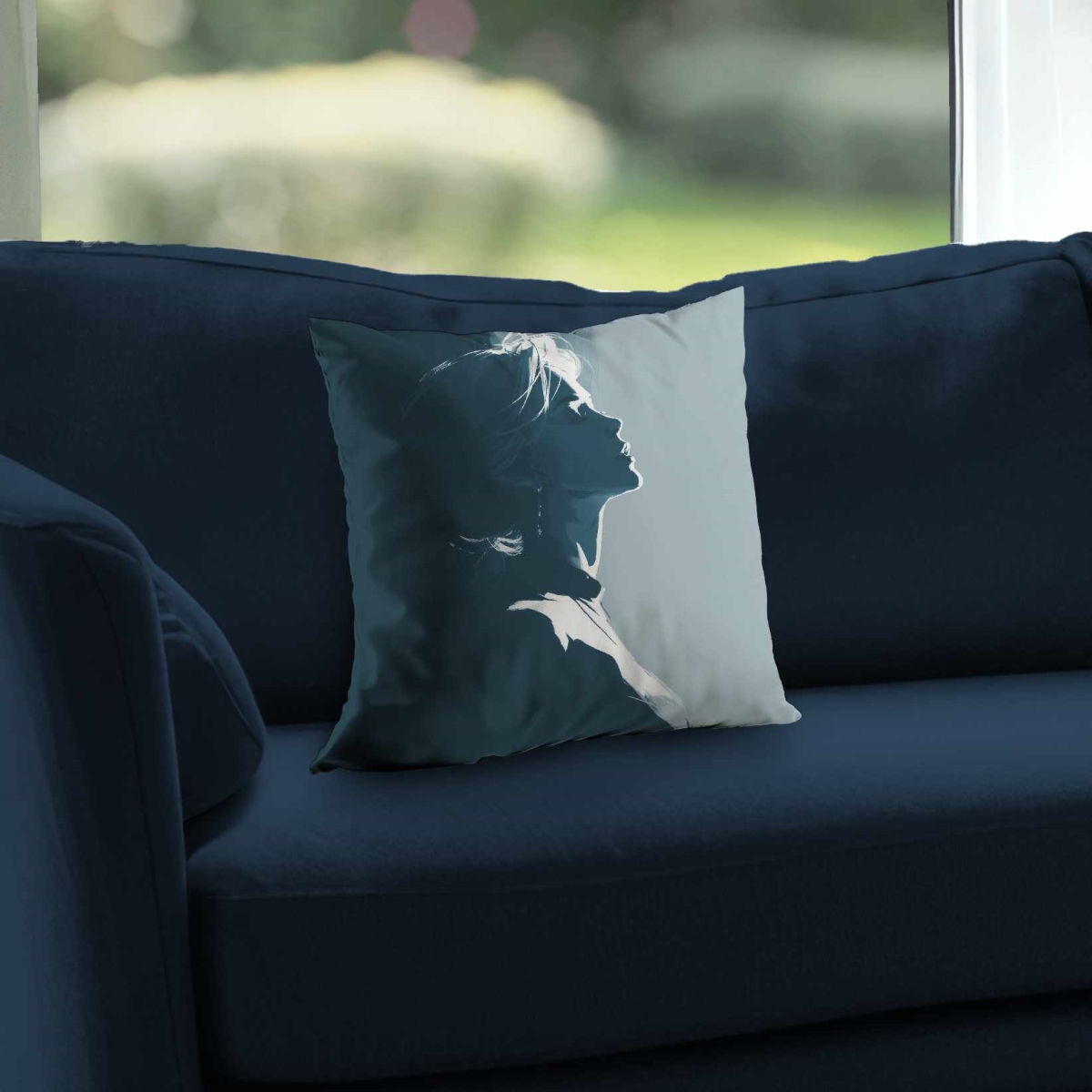 C1PT1414GM8JKR 14 x 14 in. Silent Light Glow Poly Twill Throw Pillow - Home Decor