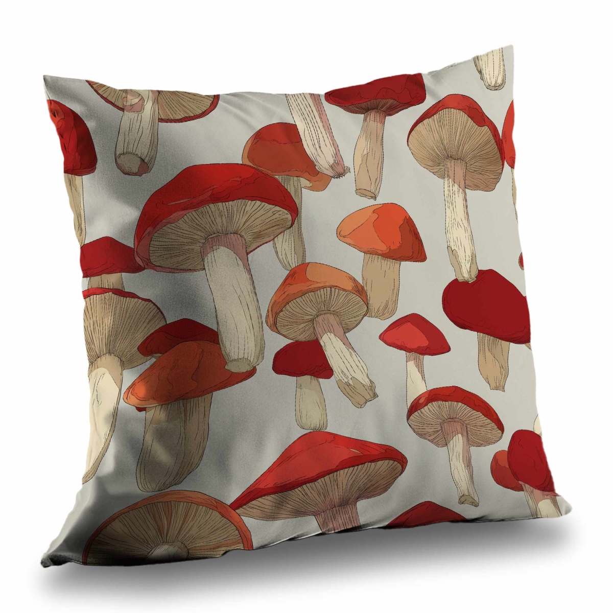 C1PT16166REH0P 16 x 16 in. Crimson Cap Dance Poly Twill Throw Pillow - Home Decor