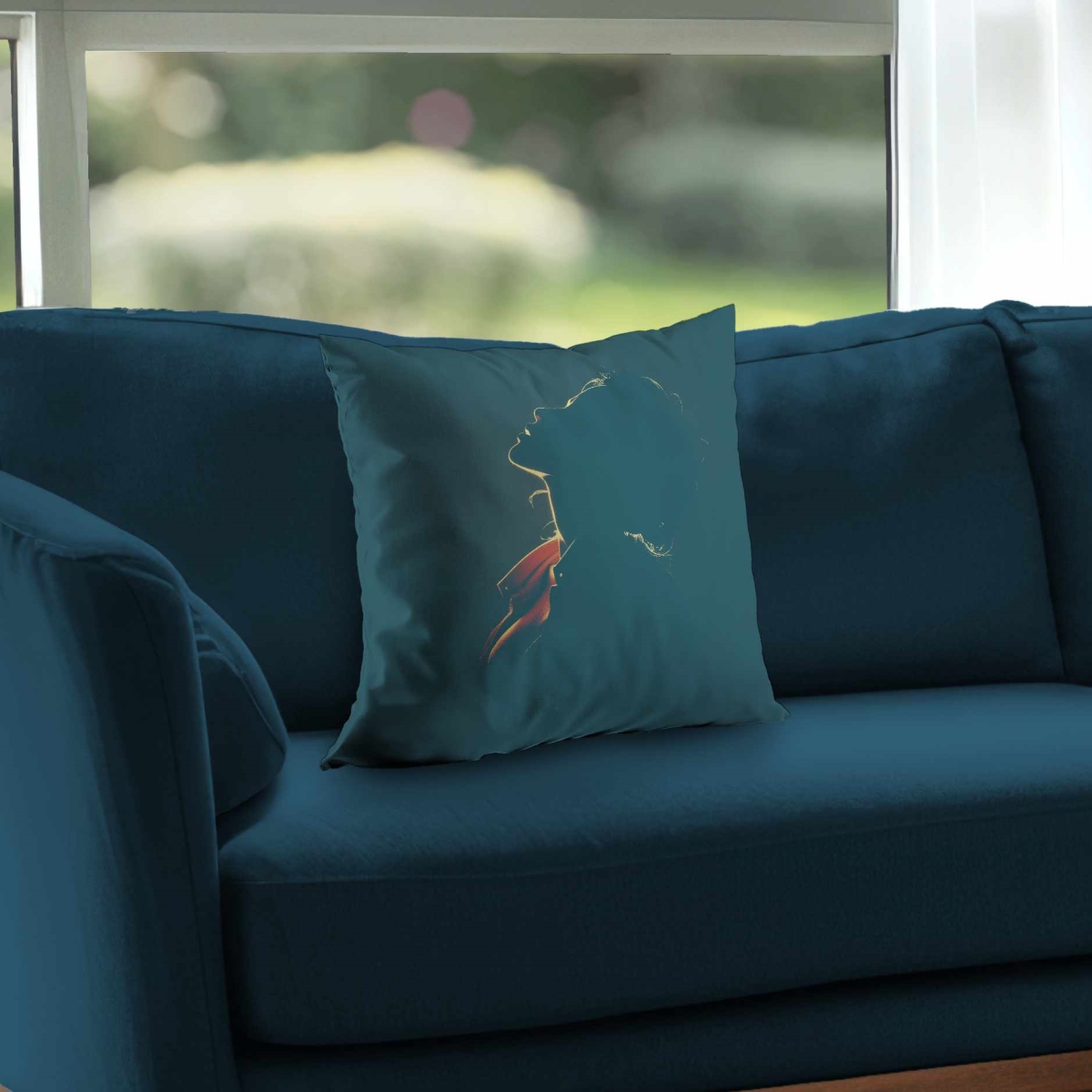 C1PT1616FQCWU9 16 x 16 in. Silent Light Whisper Poly Twill Throw Pillow - Home Decor