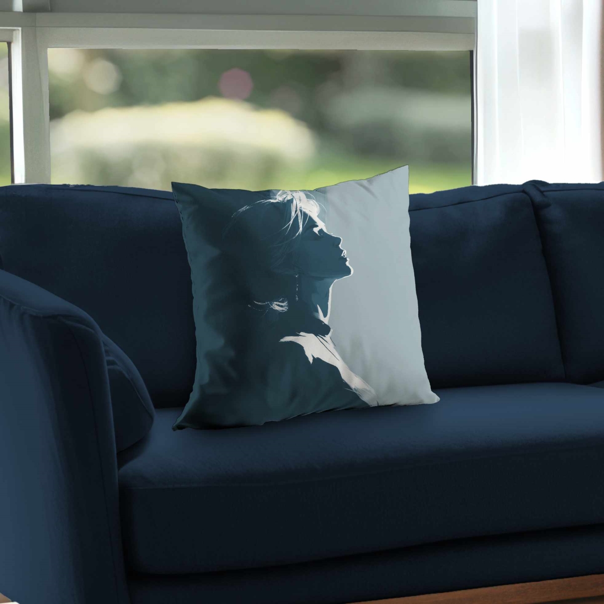 C1PT1818QKCUJD 18 x 18 in. Silent Light Glow Poly Twill Throw Pillow - Home Decor