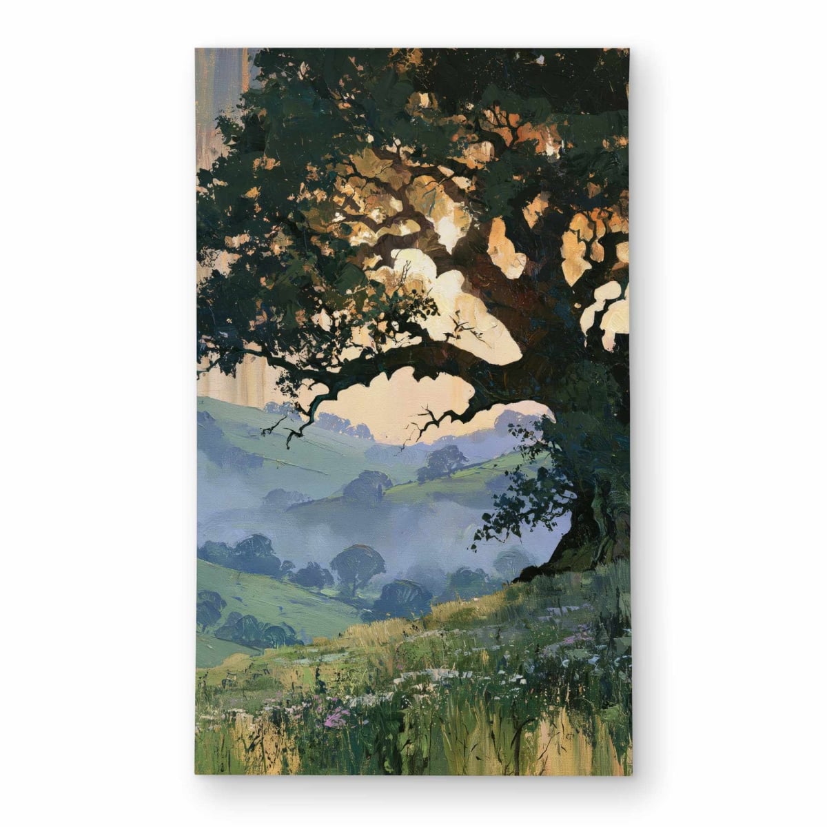 C1ROAR35UXB5BU Whispers of the Oak Outdoor Area Rug for Home Decor - 3 x 5 ft.